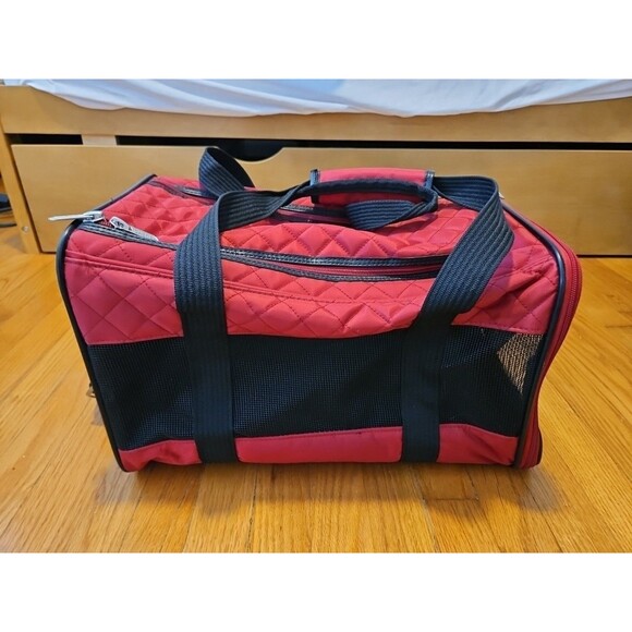 Original Sherpa Pet Carrier Medium Red Airline Approved Pet Carrier No Insert - Picture 3 of 16